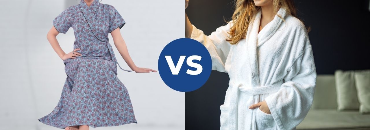 housecoat vs bathrobe