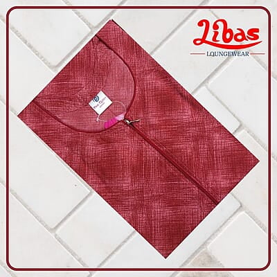 Rio Red Bizi Lizi Nighty With Floral Print All Over From Libas Loungewear - AL1037