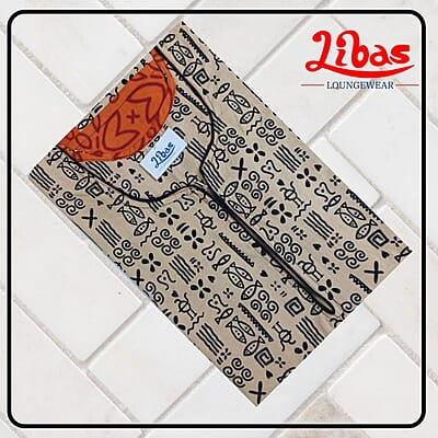 Crockery Cotton Nighty With Geometric Print All Over From Libas Loungewear - AL1026