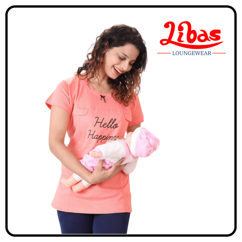 Easy Feeding Maternity T-Shirts-FT001