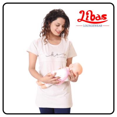 Easy Feeding Maternity T-Shirt-FT003