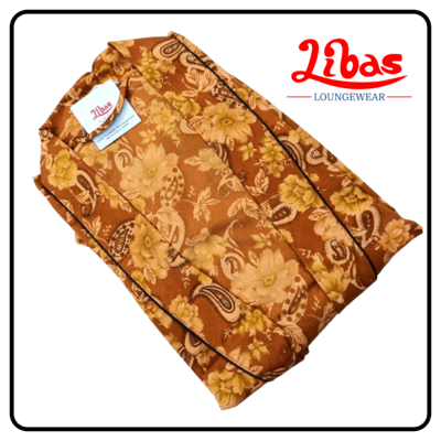 Satin House coat Robes from Libas loungewear - HC010