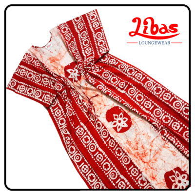 batik print kaftan nighty