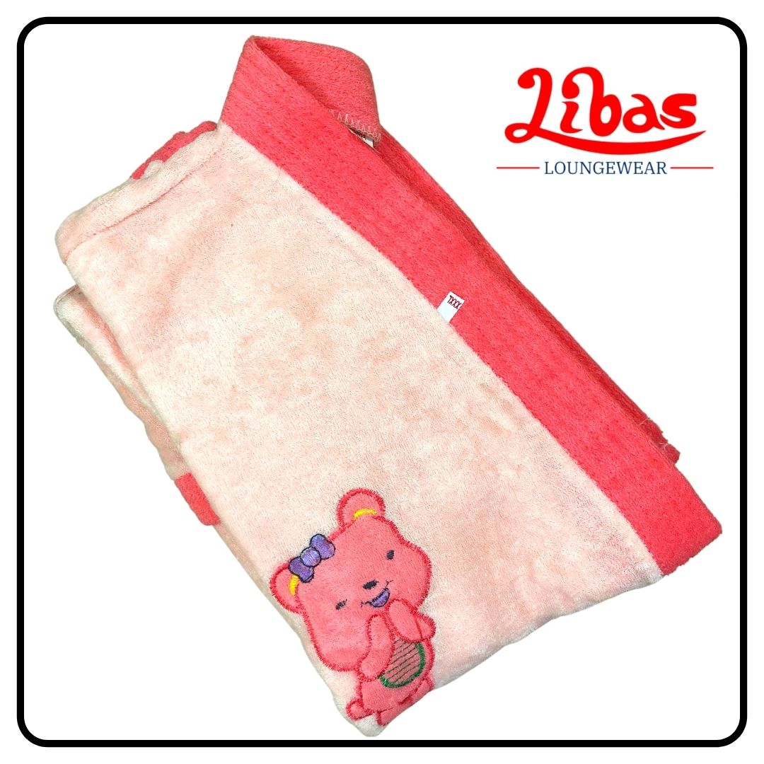 Pippin towel material kids bathrobe from libas loungewear-KB014