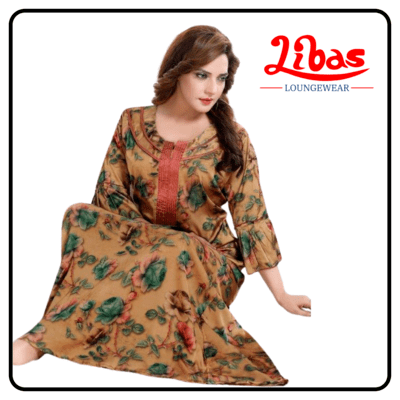 long sleeve nighty from Libas loungewear - LSN013