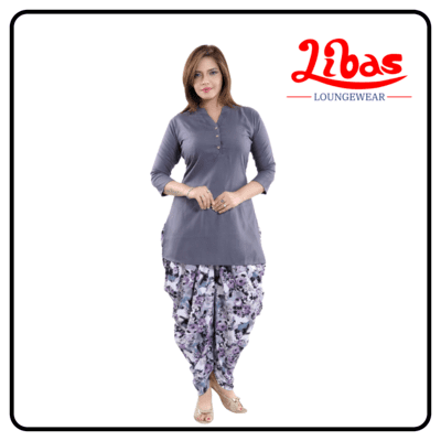 Classic Patiala Lounge Sets from Libas Loungewear - PT009