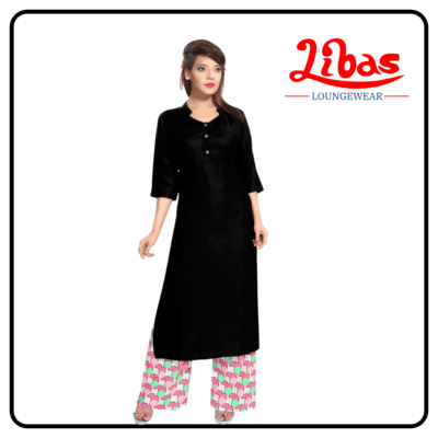 Classic Palazzo Lounge Sets from Libas Loungewear - PZ006