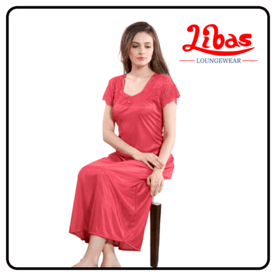 Satin nighty from libas loungewear - ST003