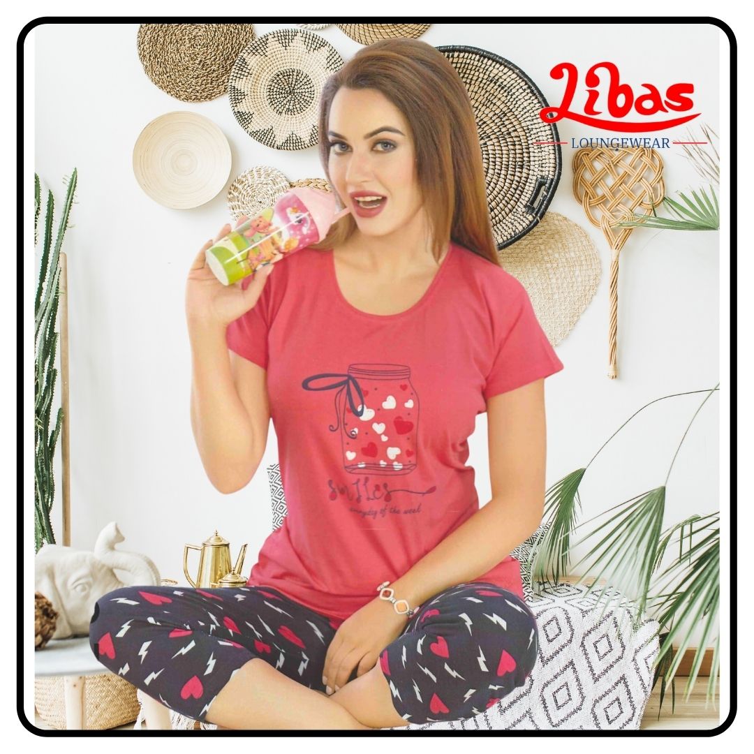 libas loungewear capri night suit