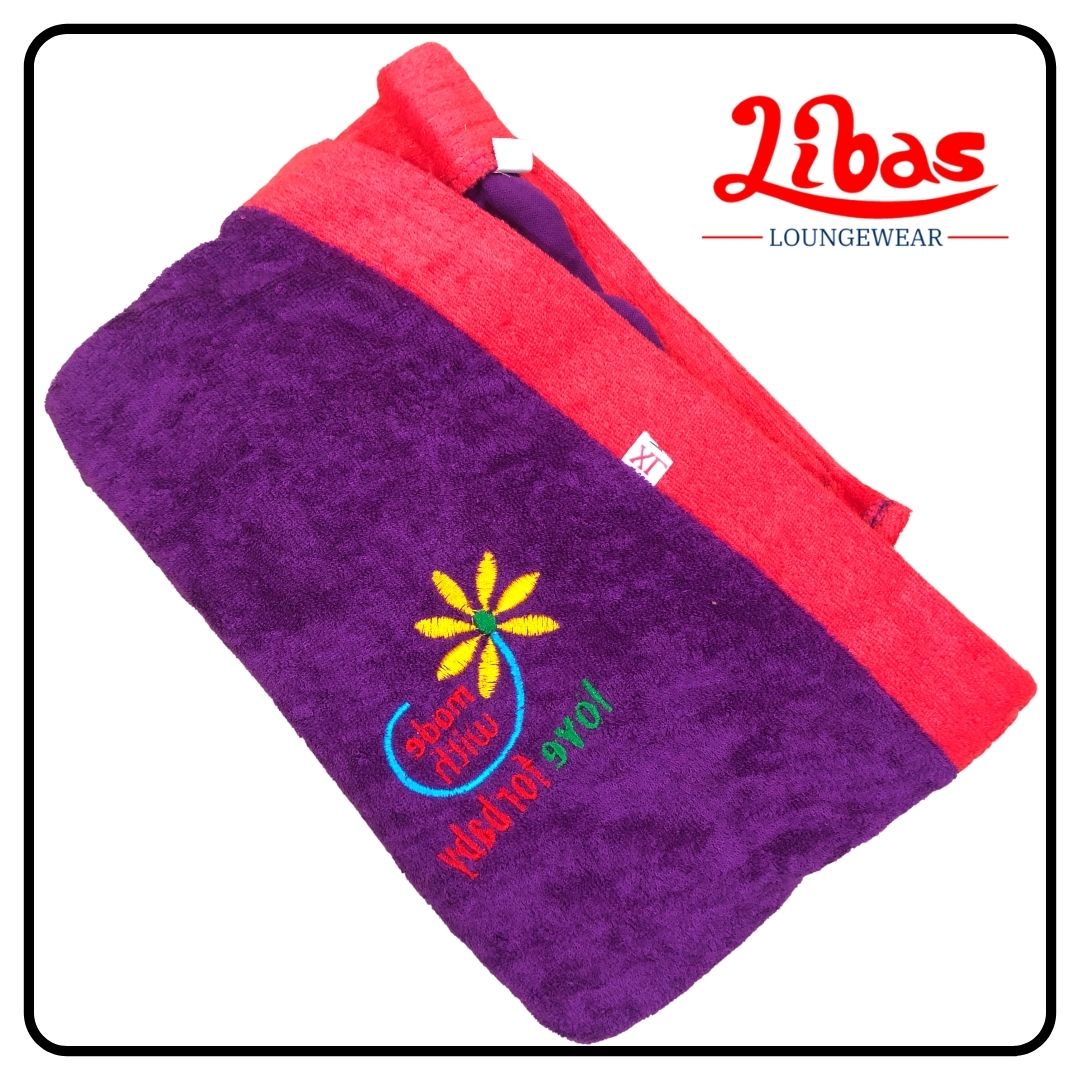 Eminence towel material kids bathrobe from libas loungewear-KB002 Eminence towel material kids bathrobe from libas loungewear-KB002