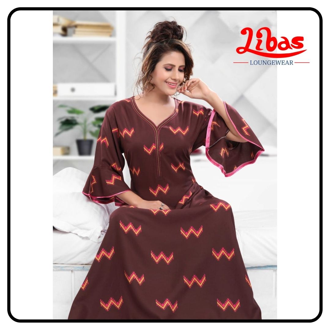 libas loungewear mega sleeves nighty