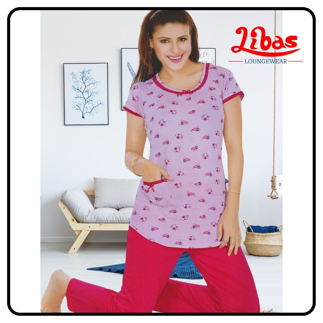 libas loungewear hosiery cotton night suit