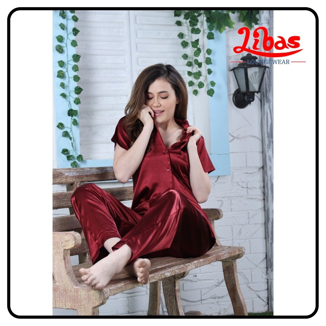 night suit with buttons